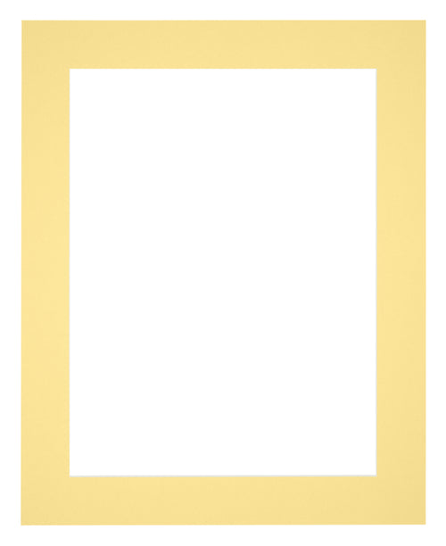 Passe Partout 25x30cm Carton Yellow Edge 5cm Straight Front | Yourdecoration.com