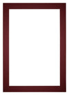 Passe Partout 25x35cm Carton Wine Red Edge 5cm Straight Front | Yourdecoration.com