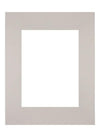 Passe Partout 28x35cm Carton Gray Gray Edge Straight Front | Yourdecoration.com
