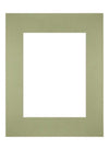 Passe Partout 28x35cm Carton Mint Green Edge Straight Front | Yourdecoration.com