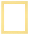 Passe Partout 28x35cm Carton Yellow Edge 4cm Straight Front | Yourdecoration.com