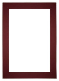 Passe Partout 297x42cm A3 Carton Wine Red Edge 6cm Straight Front | Yourdecoration.com