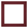 Passe Partout 30x30cm Carton Wine Red Edge 5cm Straight Front | Yourdecoration.com