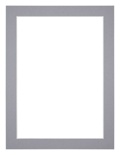 Passe Partout 30x40cm Carton Gray Edge 3cm Straight Front | Yourdecoration.com