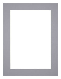 Passe Partout 30x40cm Carton Gray Edge 4cm Straight Front | Yourdecoration.com