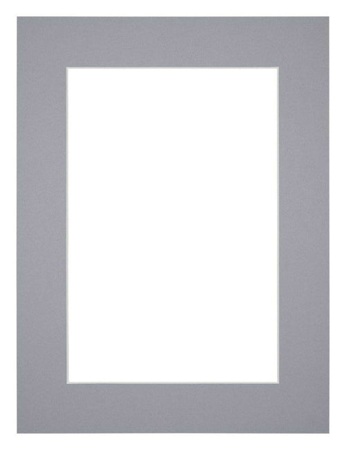 Passe Partout 30x40cm Carton Gray Edge 5cm Straight Front | Yourdecoration.com