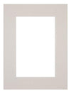 Passe Partout 30x40cm Carton Gray Gray Edge 6cm Straight Front | Yourdecoration.com