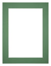 Passe Partout 30x40cm Carton Green Forest Edge 4cm Straight Front | Yourdecoration.com
