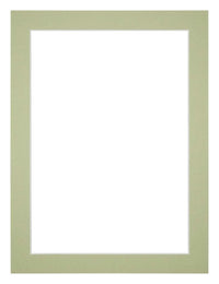 Passe Partout 30x40cm Carton Mint Green Edge 3cm Straight Front | Yourdecoration.com