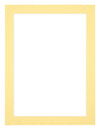 Passe Partout 30x40cm Carton Yellow Edge 3cm Straight Front | Yourdecoration.com
