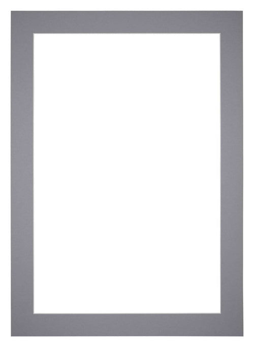 Passe Partout 30x42cm Carton Gray Edge 5cm Straight Front | Yourdecoration.com