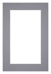 Passe Partout 30x45cm Carton Gray Edge 5cm Straight Front | Yourdecoration.com
