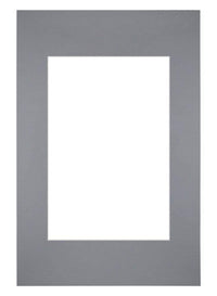 Passe Partout 30x45cm Carton Gray Edge Straight Front | Yourdecoration.com