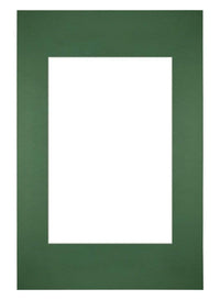 Passe Partout 30x45cm Carton Green Forest Edge Straight Front | Yourdecoration.com