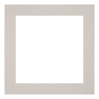 Passe Partout 35x35cm Carton Gray Gray Edge 5cm Straight Front | Yourdecoration.com