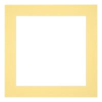 Passe Partout 35x35cm Carton Yellow Edge 5cm Straight Front | Yourdecoration.com