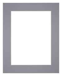 Passe Partout 40x45cm Carton Gray Edge 6cm Straight Front | Yourdecoration.com