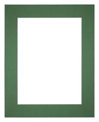 Passe Partout 40x45cm Carton Green Forest Edge 6cm Straight Front | Yourdecoration.com