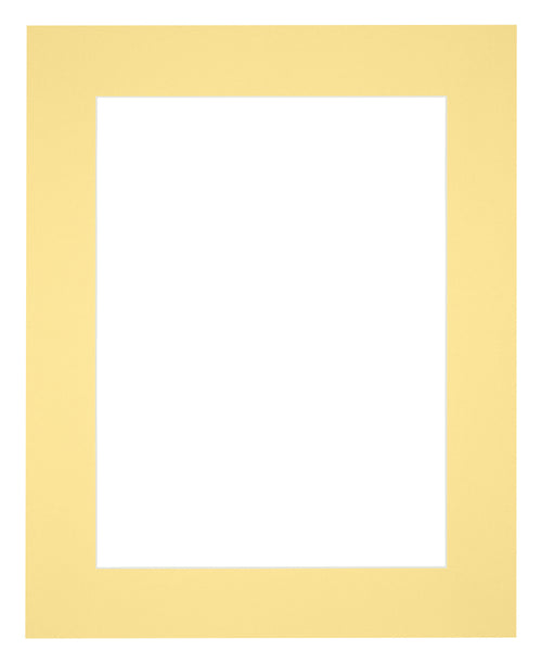 Passe Partout 40x45cm Carton Yellow Edge 6cm Straight Front | Yourdecoration.com