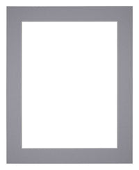 Passe Partout 40x50cm Carton Gray Edge 5cm Straight Front | Yourdecoration.com