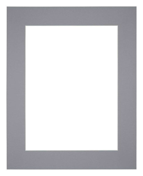 Passe Partout 40x55cm Carton Gray Edge 6cm Straight Front | Yourdecoration.com