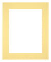 Passe Partout 40x55cm Carton Yellow Edge 6cm Straight Front | Yourdecoration.com
