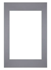 Passe Partout 40x60cm Carton Gray Edge Straight Front | Yourdecoration.com