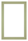 Passe Partout 40x60cm Carton Mint Green Edge 3cm Straight Front | Yourdecoration.com
