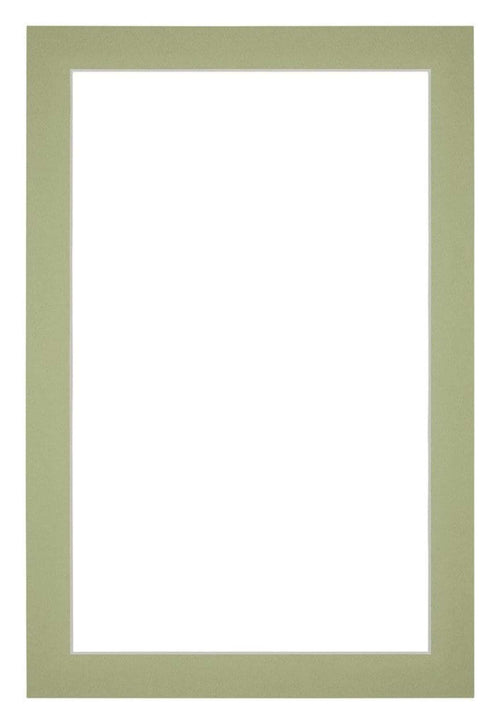 Passe Partout 40x60cm Carton Mint Green Edge 3cm Straight Front | Yourdecoration.com