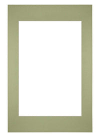 Passe Partout 40x60cm Carton Mint Green Edge Straight Front | Yourdecoration.com
