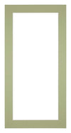 Passe Partout 40x70cm Carton Mint Green Edge 4cm Straight Front | Yourdecoration.com
