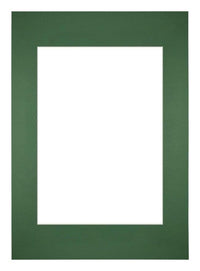 Passe Partout 42x 59-4cm A2/A3 Carton Green Forest Edge Straight Front | Yourdecoration.com