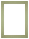 Passe Partout 42x 59-4cm A2 Carton Mint Green Edge 5cm Straight Front | Yourdecoration.com