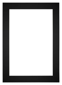 Passe Partout 42x60cm Carton Black Edge 6cm Straight Front | Yourdecoration.com