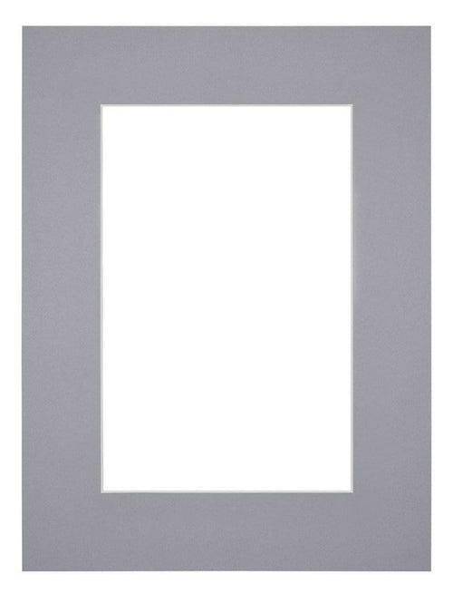 Passe Partout 45x60cm Carton Gray Edge 6cm Straight Front | Yourdecoration.com