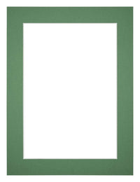 Passe Partout 45x60cm Carton Green Forest Edge 4cm Straight Front | Yourdecoration.com