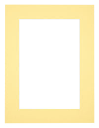 Passe Partout 45x60cm Carton Yellow Edge 5cm Straight Front | Yourdecoration.com