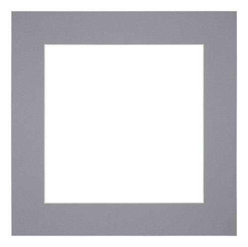 Passe Partout 50x50cm Carton Gray Edge 6cm Straight Front | Yourdecoration.com