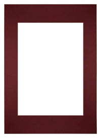 Passe Partout 59-4x84cm A1/A2 Carton Wine Red Edge Straight Front | Yourdecoration.com