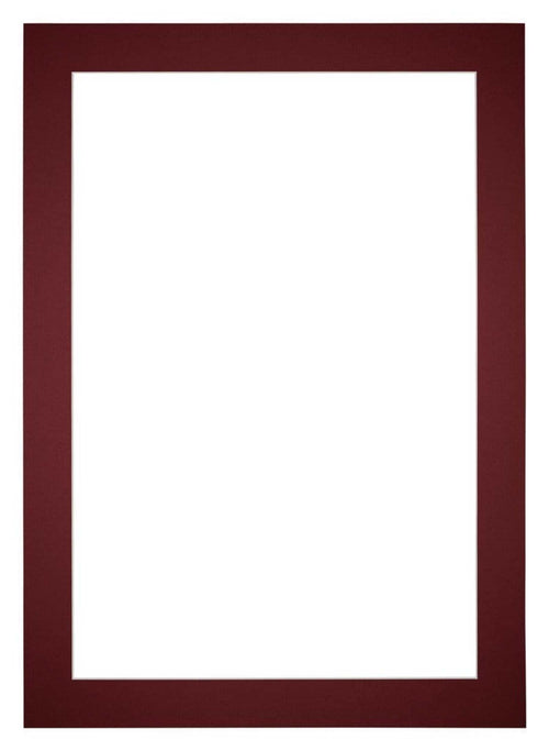 Passe Partout 59-4x84cm A1 Carton Wine Red Edge 5cm Straight Front | Yourdecoration.com