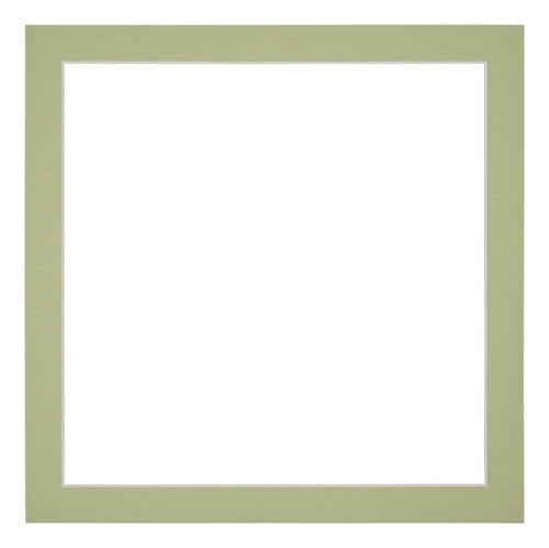Passe Partout 60x60cm Carton Mint Green Edge 3cm Straight Front | Yourdecoration.com