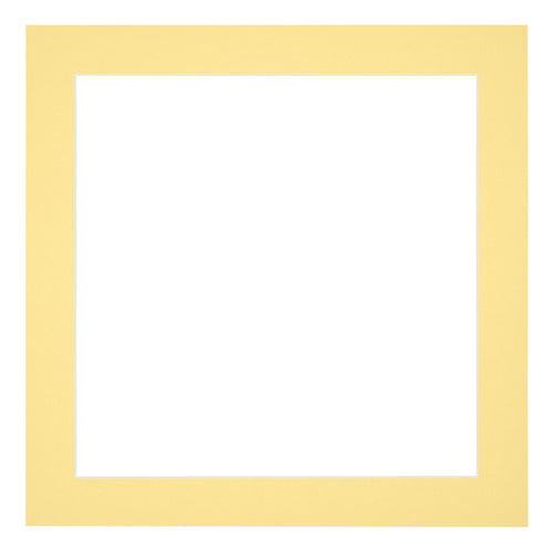 Passe Partout 60x60cm Carton Yellow Edge 4cm Straight Front | Yourdecoration.com