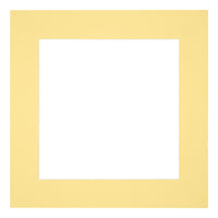 Passe Partout 60x60cm Carton Yellow Edge 6cm Straight Front | Yourdecoration.com