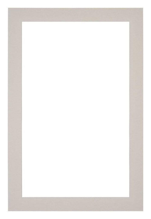 Passe Partout 60x90cm Carton Gray Gray Edge 3cm Straight Front | Yourdecoration.com