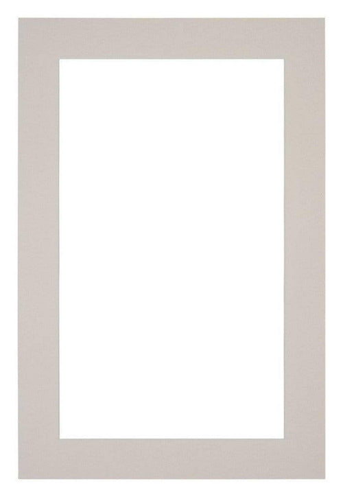 Passe Partout 60x90cm Carton Gray Gray Edge 4cm Straight Front | Yourdecoration.com