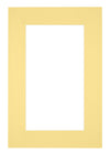 Passe Partout 62x93cm Carton Yellow Edge 6cm Straight Front | Yourdecoration.com