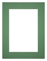 Passe Partout 75x100cm Carton Green Forest Edge 5cm Straight Front | Yourdecoration.com