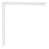 Poster Frame Plastic 40x40cm White High Gloss Detail Corner | Yourdecoration.com