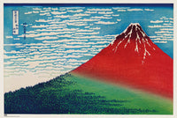 Poster Katsushika Hokusais Fine Wind Clear Morning 91 5x61cm Grupo Erik GPE5806 | Yourdecoration.com