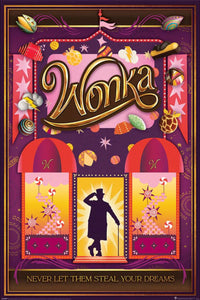 Poster Wonka Never Let Them Steal Your Dreams 61x91 5cm Pyramid PP35137 | Yourdecoration.com